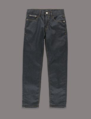 Cotton with Stretch Jeans with StayNEW&trade; &#40;5-14 Years&#41;